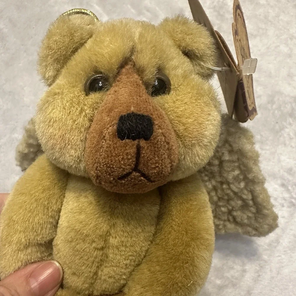 1997 Shelly Bears Co Heartfelt Collectibles Alex Angel Bear Plush Jointed W/Tags